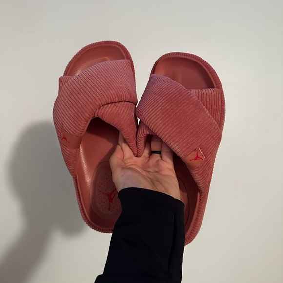 Nike Jordan Sophia Corduroy Slides - Canyon Pink - Picture 2 of 4